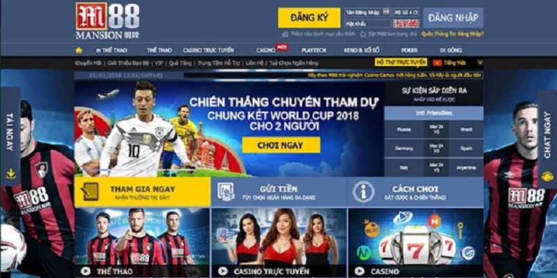 Nhà cái M88 - Cá cược đẳng cấp giới thượng lưu