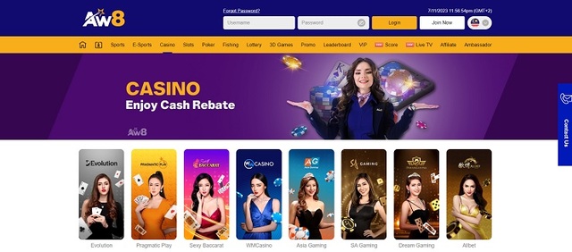 Sòng bạc trực tuyến AW8 với kho game đa dạng dành cho người chơi Sòng bạc trực tuyến AW8 với kho game đa dạng dành cho người chơi