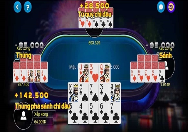 Quy trình ván bài Mậu binh online Quy trình ván bài Mậu binh online