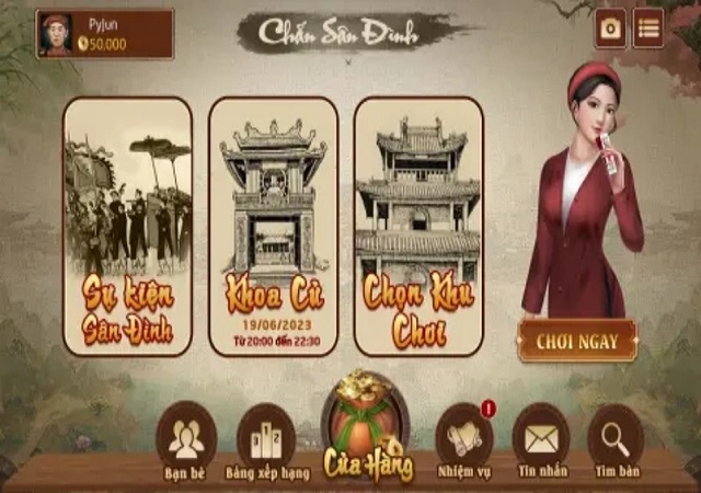 Phân chia khu vực chơi Chắn sân đình Phân chia khu vực chơi Chắn sân đình