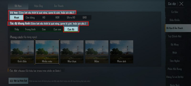 Bật cài đặt theo nhà phát triển để game vận hành tốt hơn Bật cài đặt theo nhà phát triển để game vận hành tốt hơn