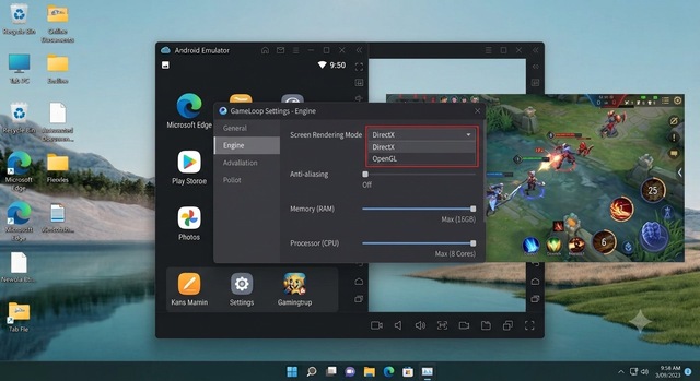Thiết lập lại menu Engine/ Trung tâm cài đặt Thiết lập lại menu Engine/ Trung tâm cài đặt